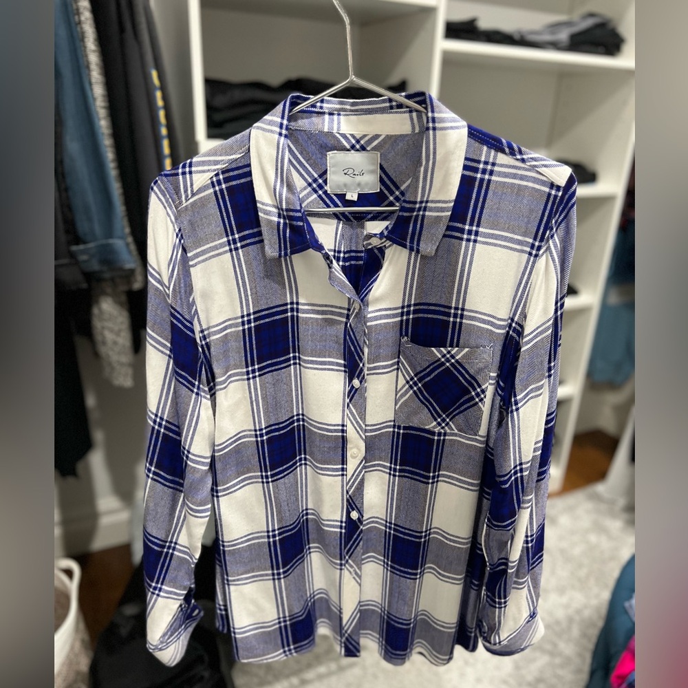 Rails flannel shirt - size L